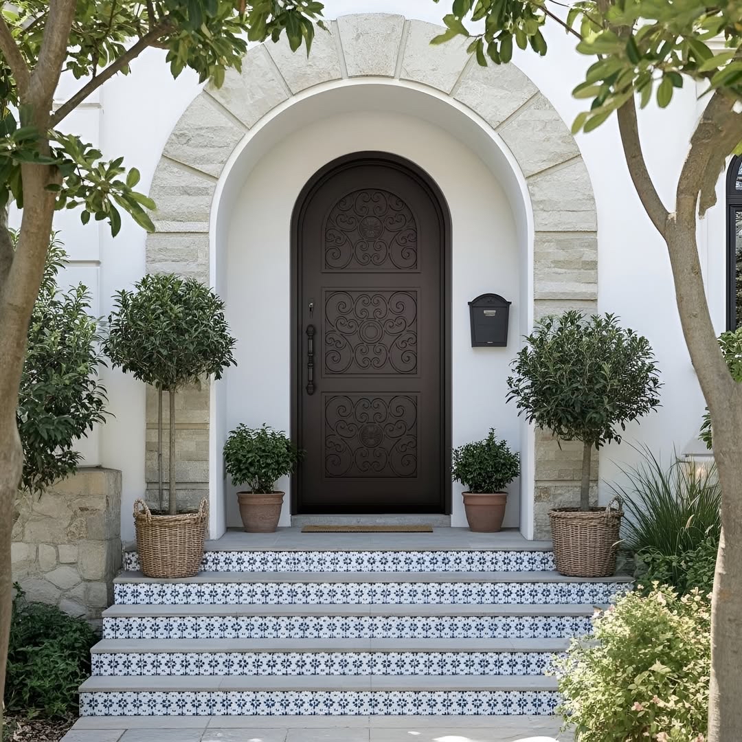 TINNO Arched Entry Doors | Timeless Mediterranean Elegance for Your Home
