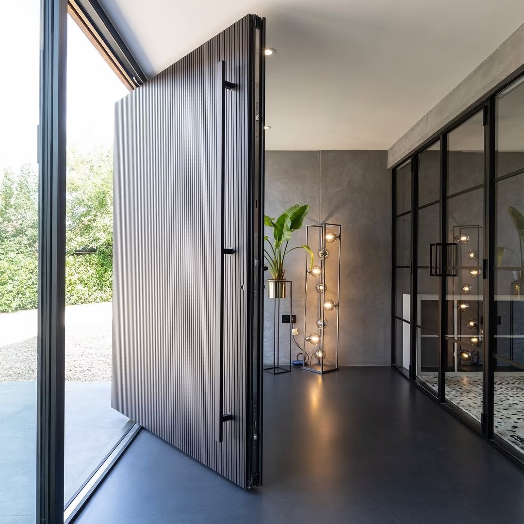 TINNO Pivot Entry Doors | Minimalist Industrial Design for Modern Living