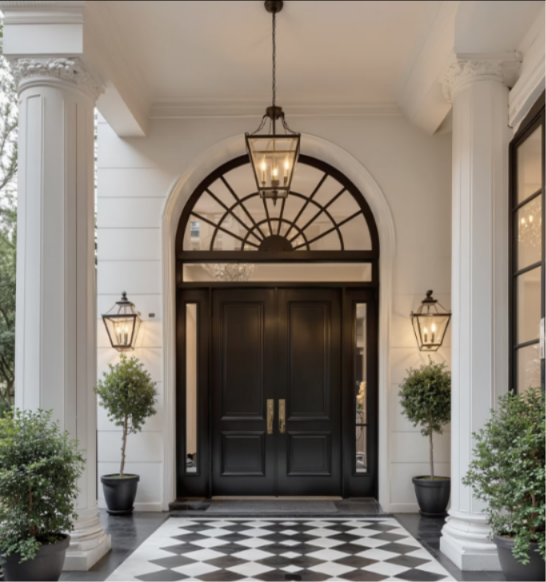 TINNO Classic Paneled Entry Doors | Timeless Elegance for Traditional Residences